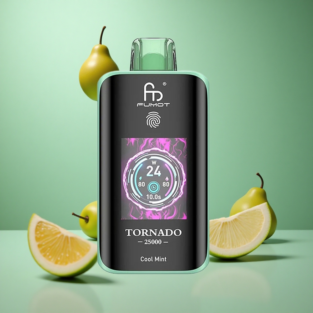 Cool Mint Fumot Tornado 25000 Puffs HD Screen 20ml