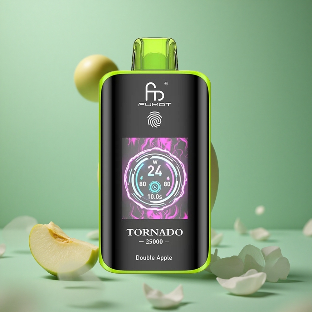 Double Apple Fumot Tornado 25000 Puffs HD Screen Type-C