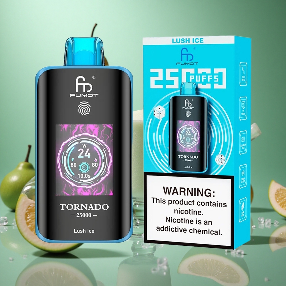 Lush Ice Fumot Tornado 25000 Puffs HD Screen 20ml