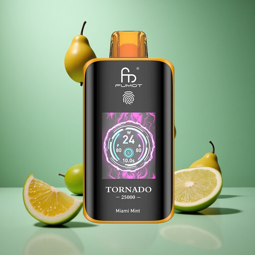 Miami Mint Fumot Tornado 25000 Puffs HD Screen 20ml