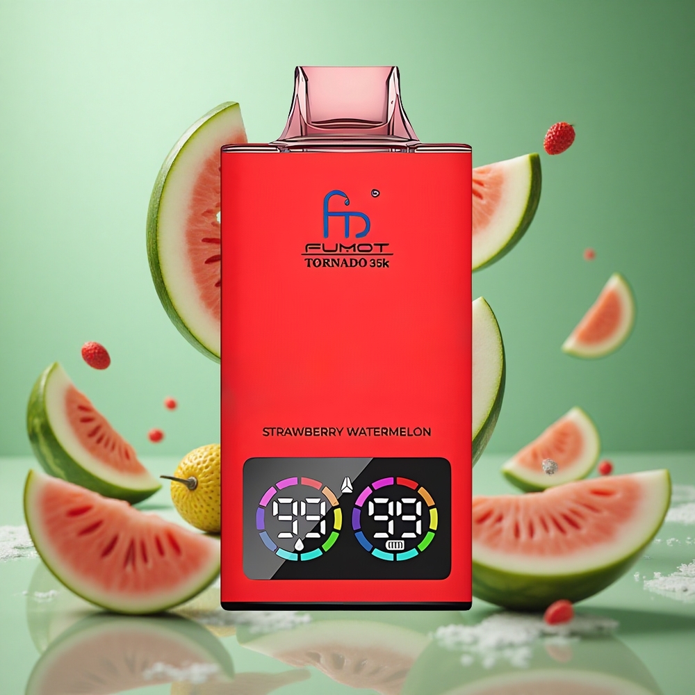 Strawberry Watermelon Fumot Tornado 35000 Dual Mesh Fast Charging