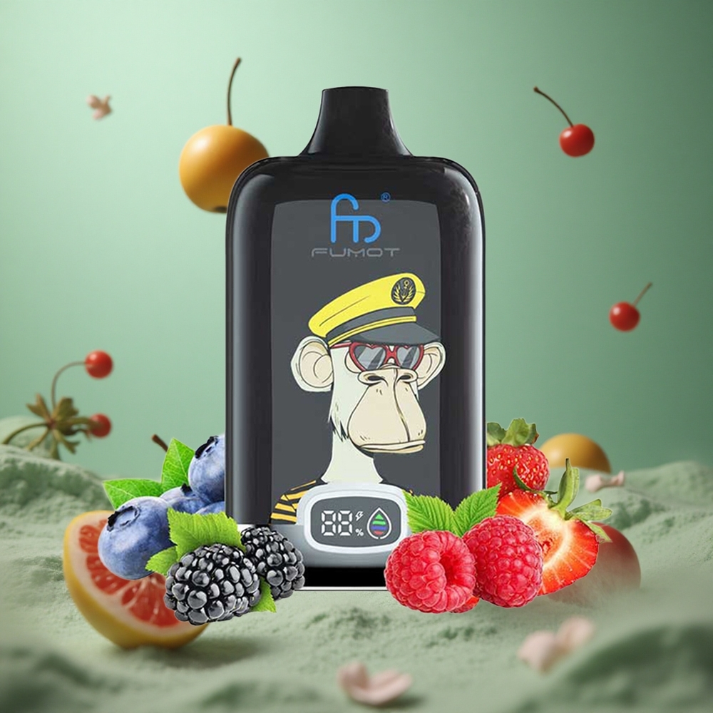 Cherry Fumot Tornado Digital Box 12000 Puffs Mesh Coil Disposable Vape