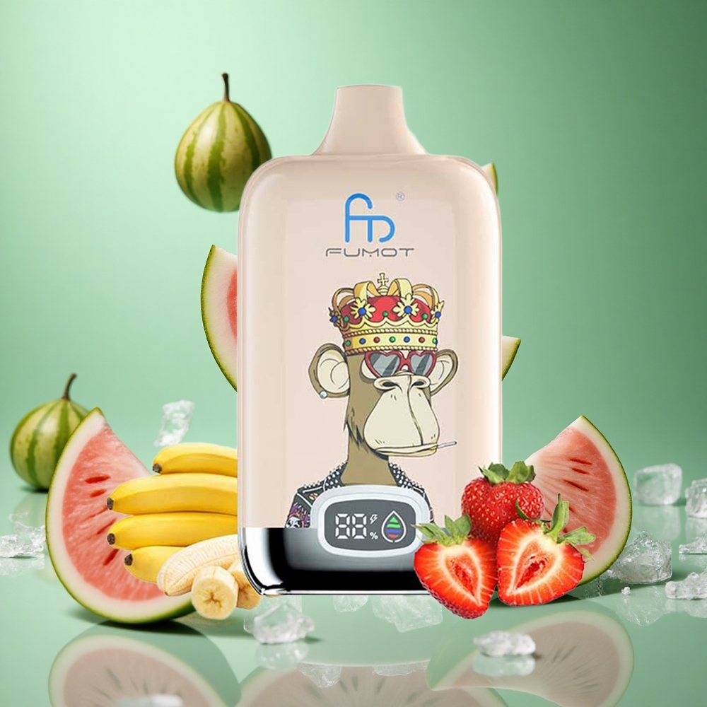 Watermelon Ice Fumot Tornado Digital 12000 Puffs Mesh Coil