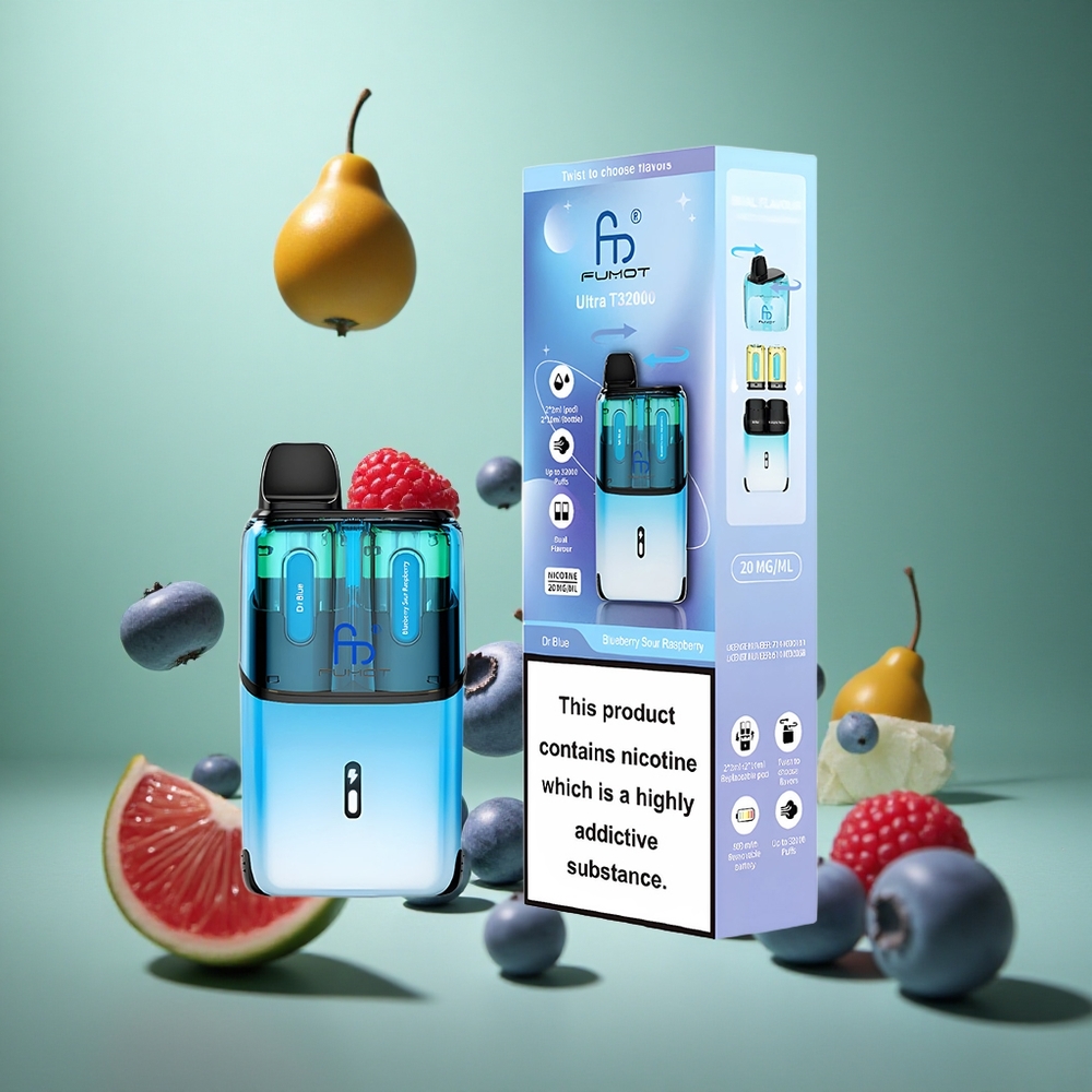 Blueberry Sour Raspberry Fumot Ultra T32000 24ml Type-C Fast Charging