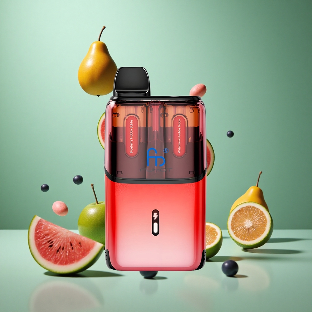 Blueberry Watermelon Hubba Bubba Fumot Ultra T32000 Disposable Vape 24ml Type-C Fast Charging