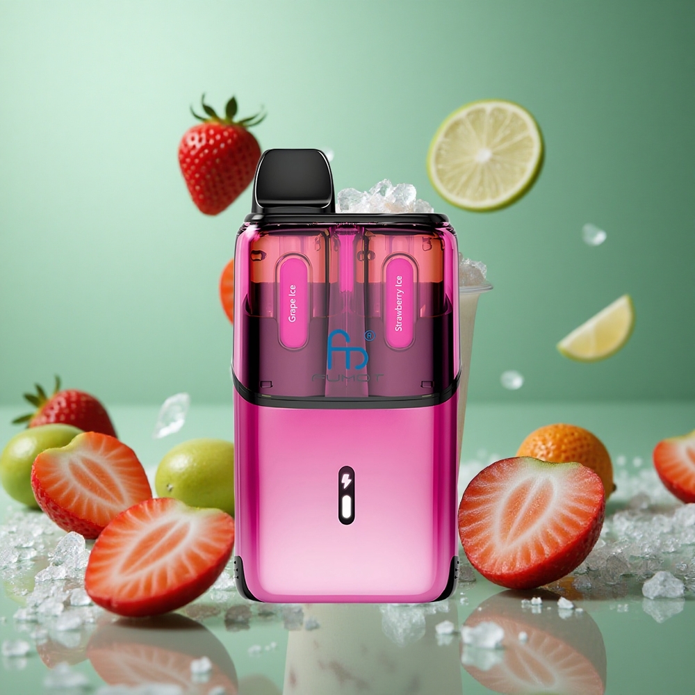 Grape Ice Strawberry Ice Fumot Ultra T32000 24ml 20mg Nicotine