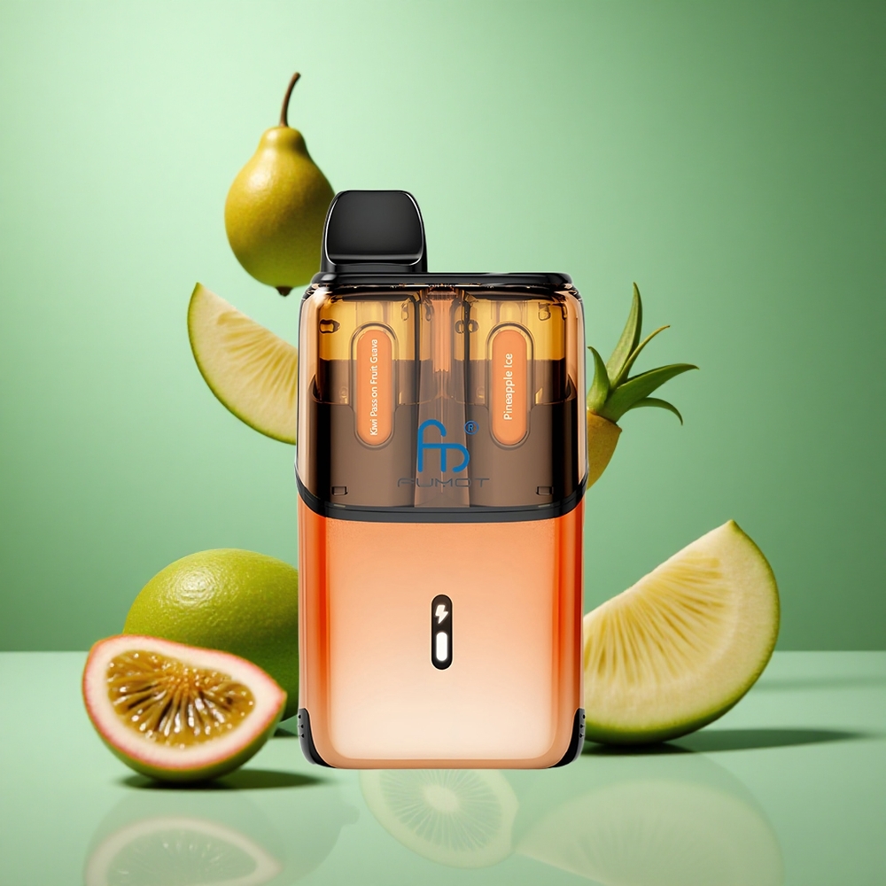 Kiwi Passion Fruit Guava Pineapple Ice Fumot Ultra T32000 24ml Mesh Coil