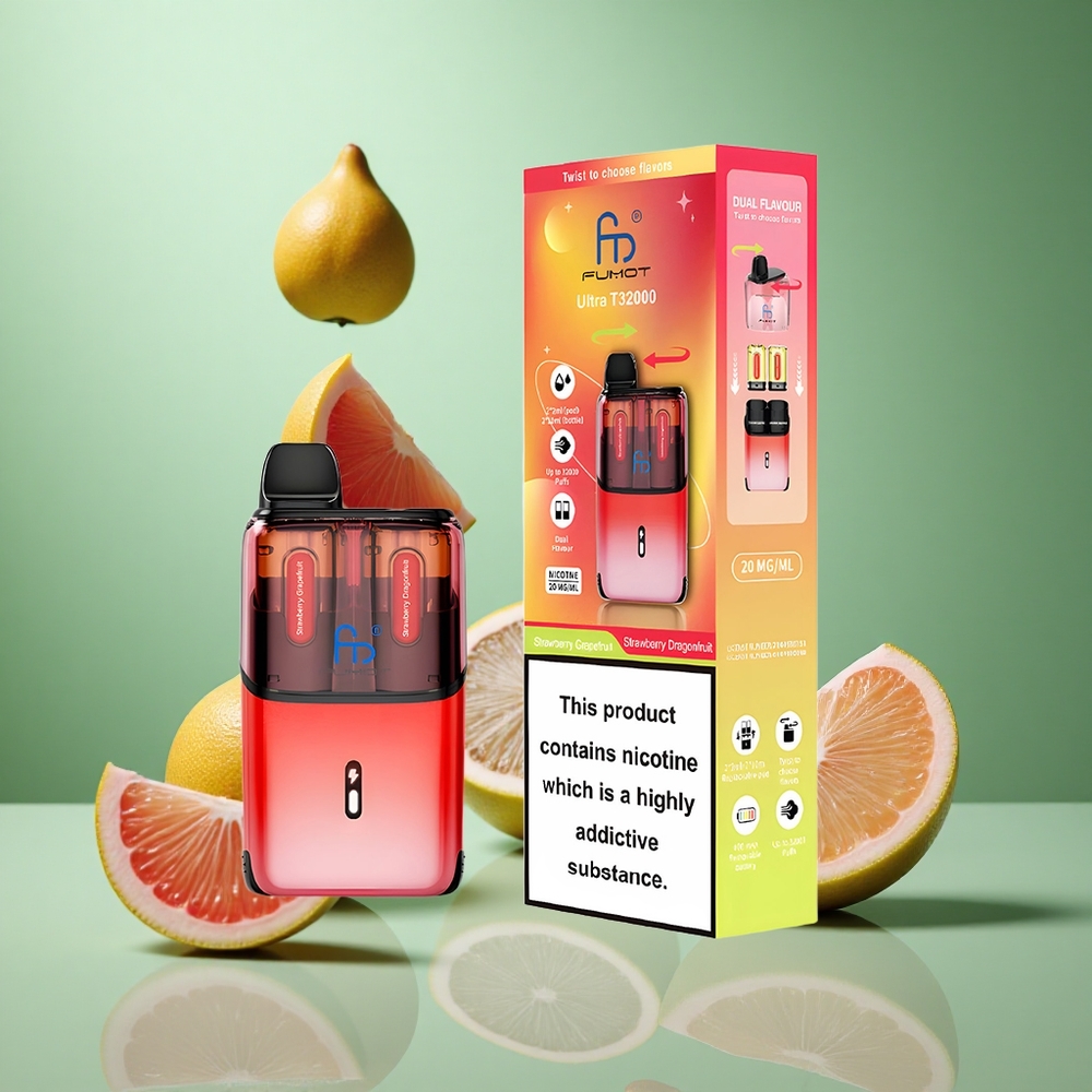 Strawberry Grapefruit Dragonfruit Fumot Ultra T32000 24ml 800mAh Disposable Vape