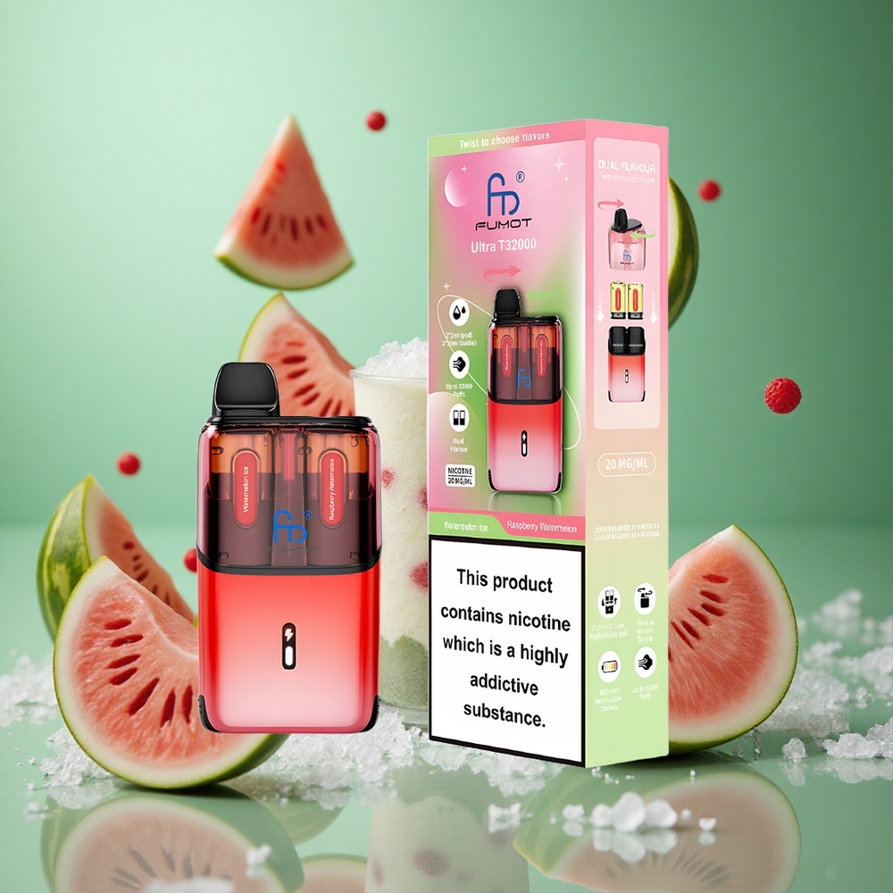 Watermelon Ice Raspberry Watermelon Fumot Ultra T32000 24ml Type-C