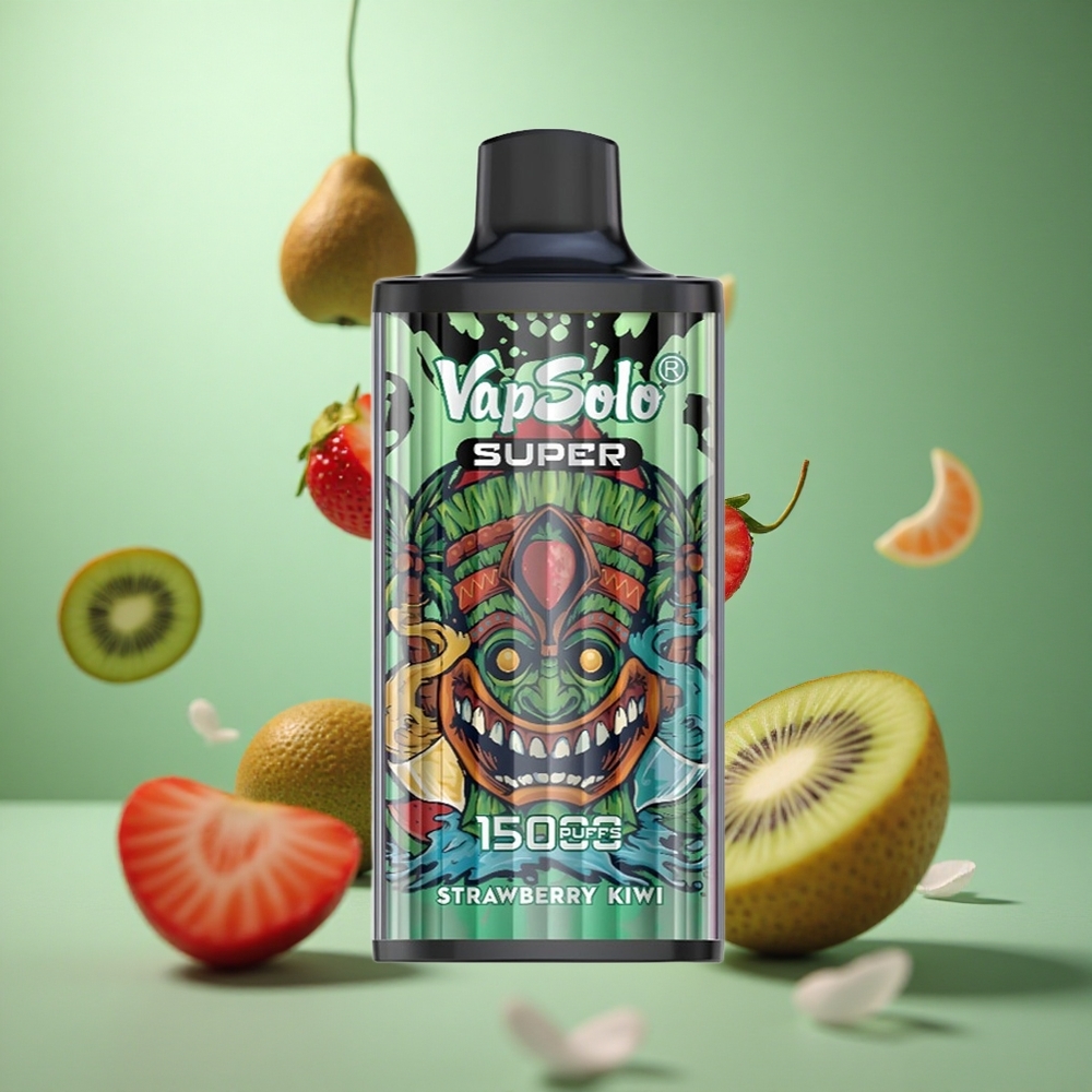 Strawberry Kiwi Vapsolo Super 15000 Puffs 40ml 850mah