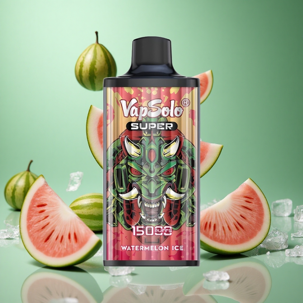 Watermelon Ice Vapsolo Super 15000 Puffs 40ml 850mah
