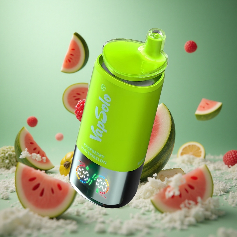 Raspberry Watermelon VapSolo Triple 30000 Puffs Disposable Vape 40ml Type-C