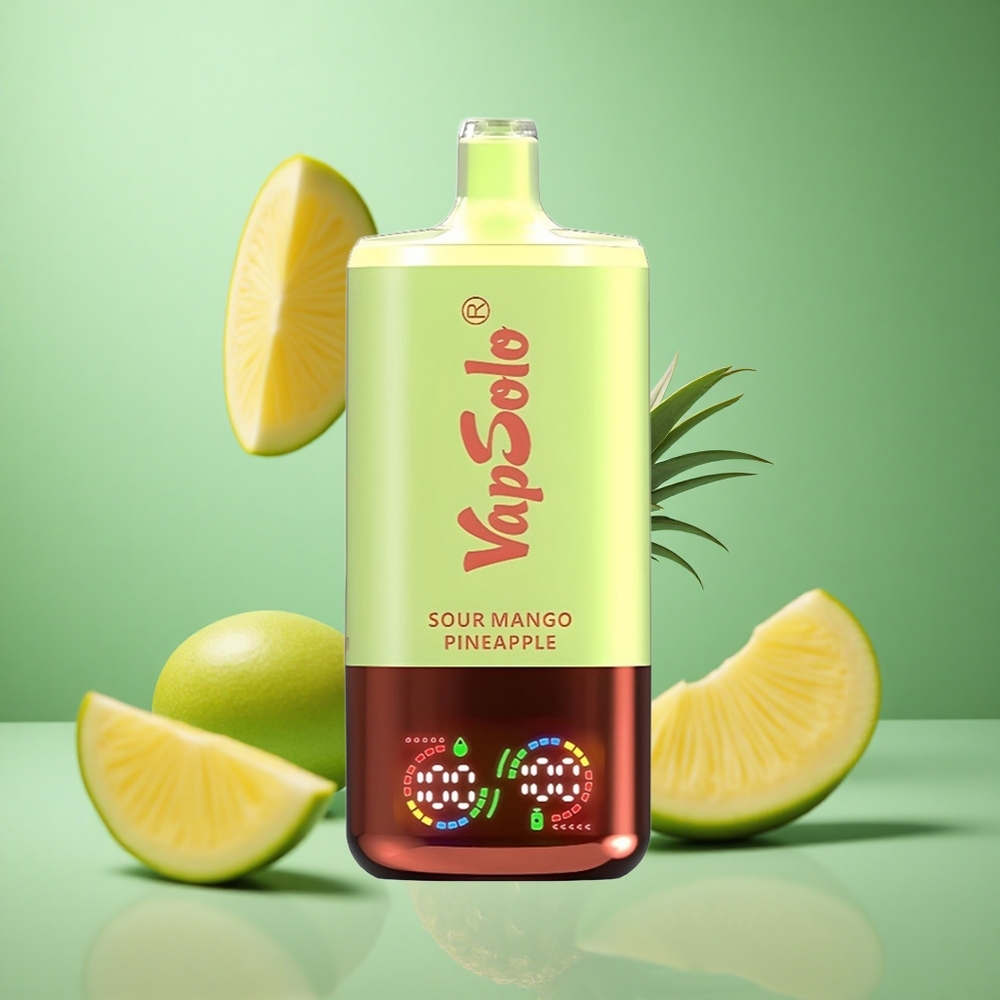 Sour Mango Pineapple VapSolo Triple 30000 Puffs 40ml Disposable Vape