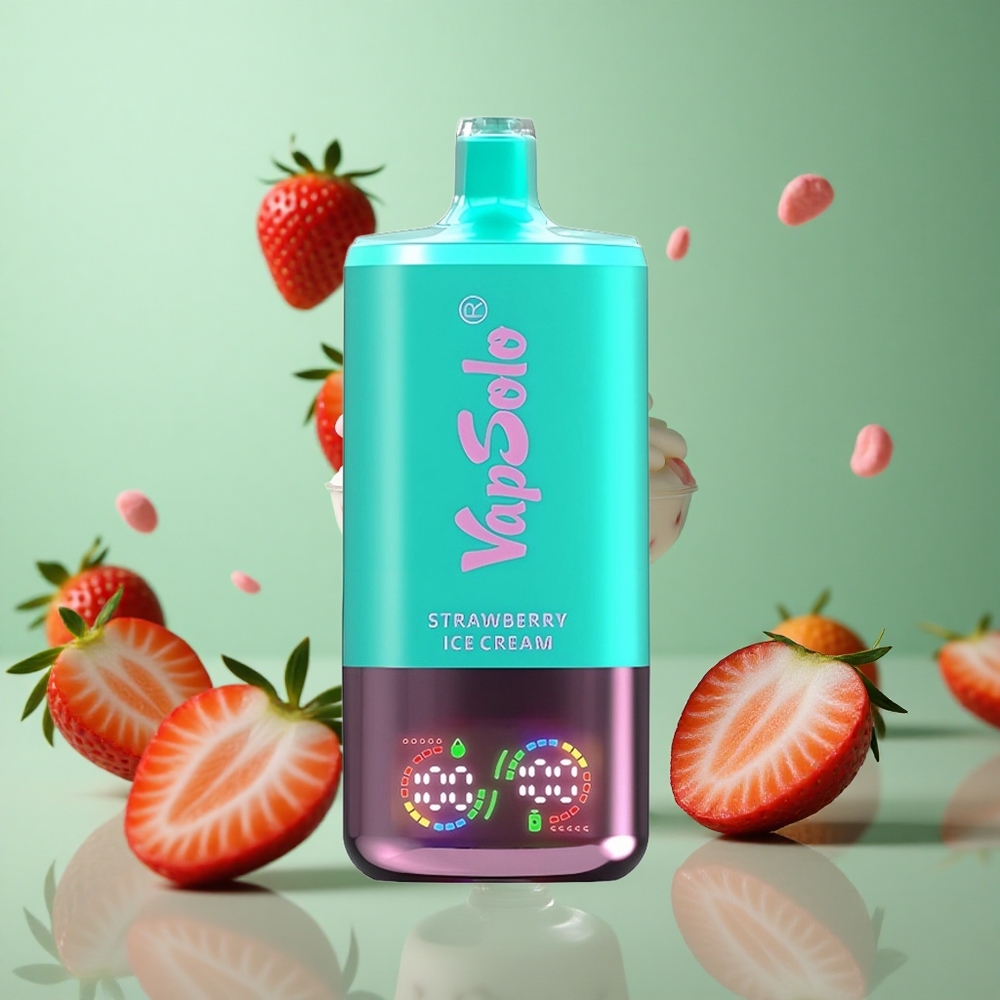 Strawberry Ice Cream VapSolo Triple 30000 Puffs 40ml Type-C