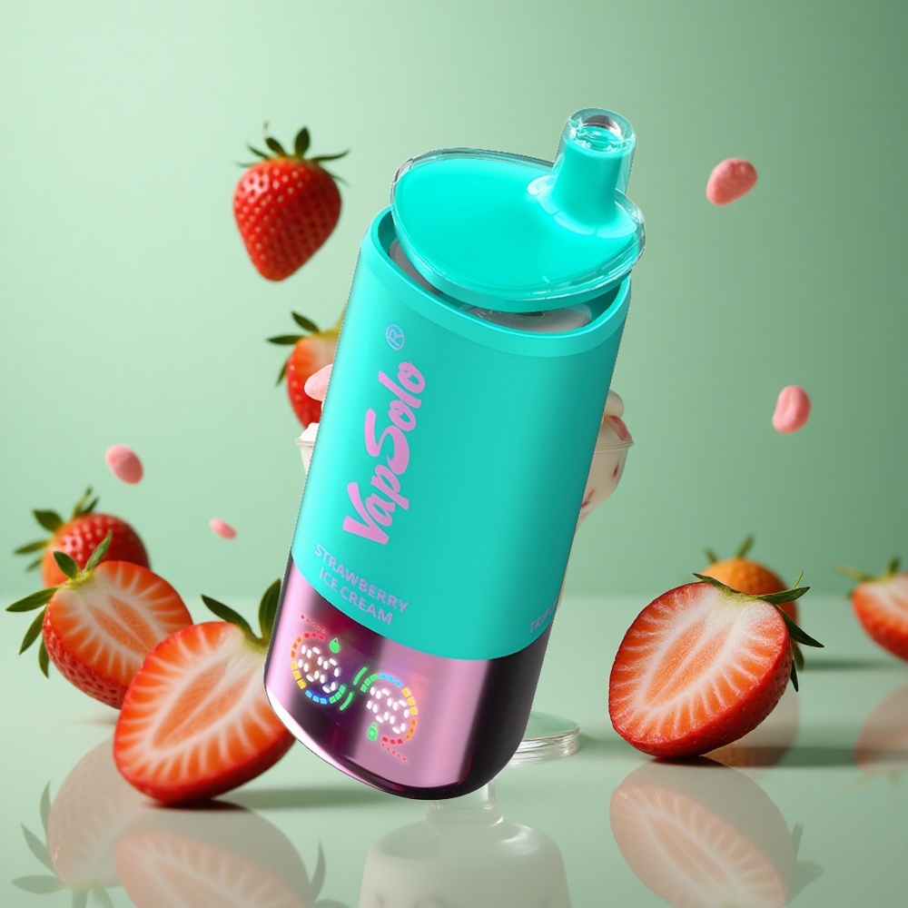 Strawberry Ice Cream VapSolo Triple 30000 Puffs 40ml Type-C