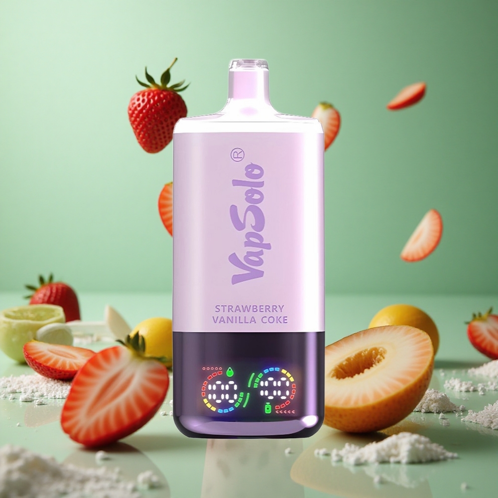 Strawberry Vanilla Coke VapSolo Triple 30000 Puffs 40ml Type-C