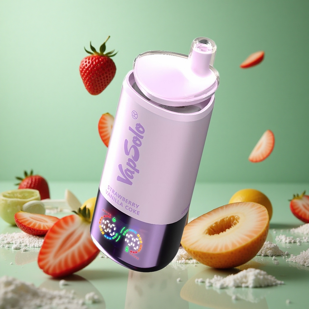 Strawberry Vanilla Coke VapSolo Triple 30000 Puffs 40ml Type-C