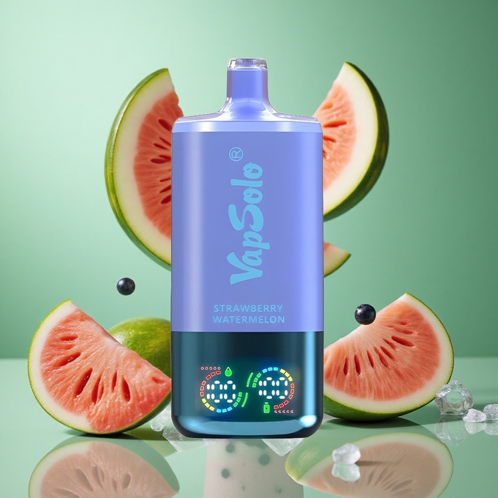 Strawberry Watermelon & Blueberry Ice VapSolo Triple 30000 Puffs 40ml