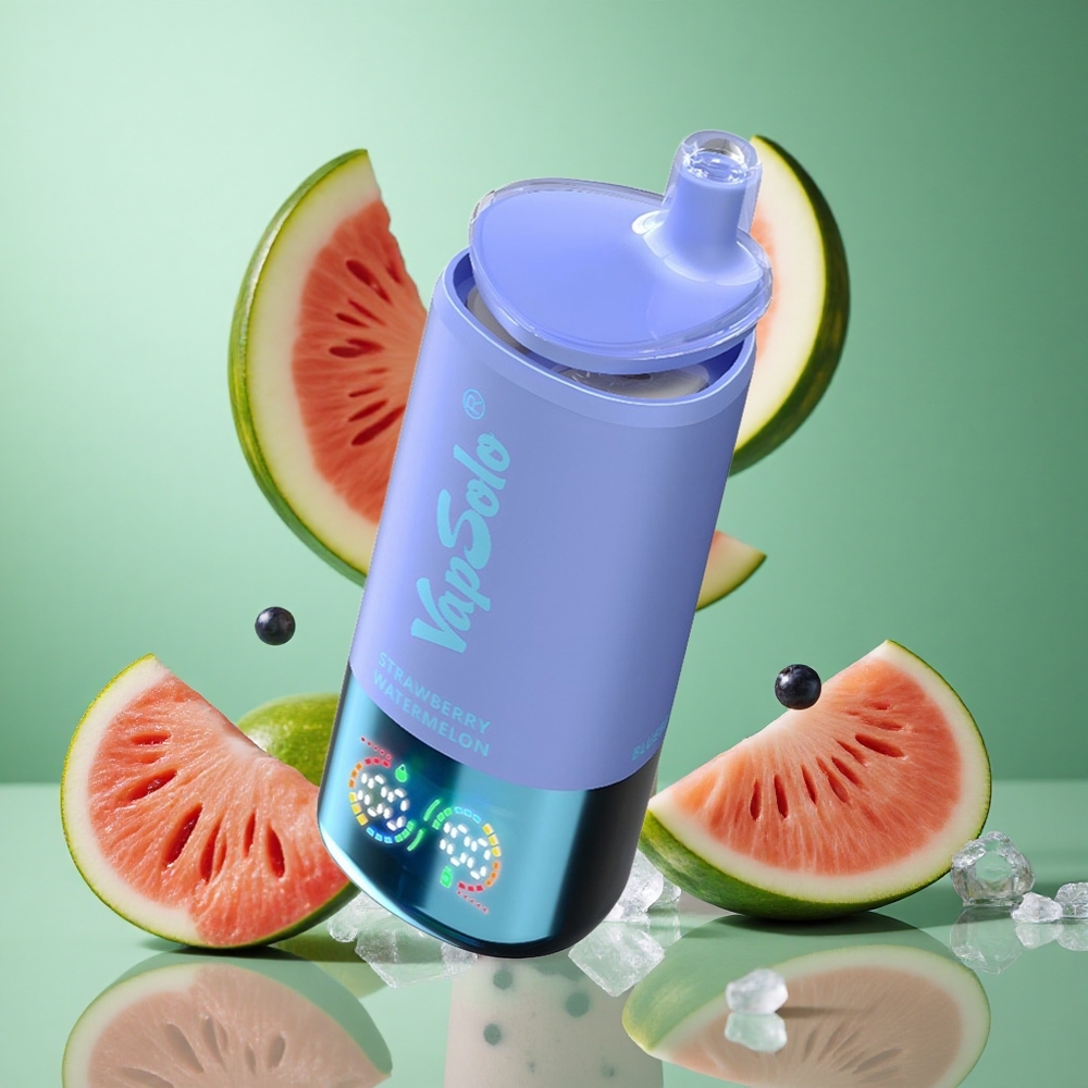Strawberry Watermelon & Blueberry Ice VapSolo Triple 30000 Puffs 40ml
