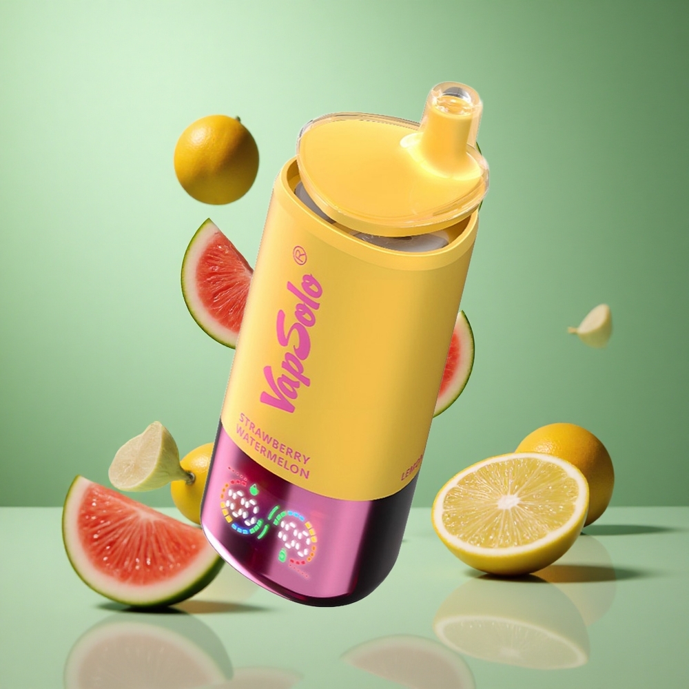 Strawberry Watermelon Lemon Peach VapSolo Triple 30000 Puffs 40ml Type-C
