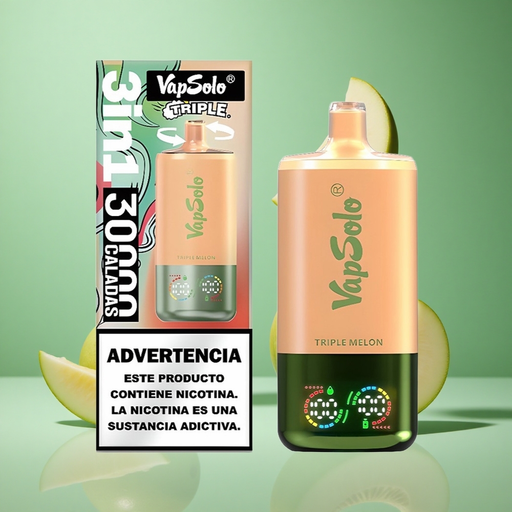 Triple Melon VapSolo Triple 30000 Puffs Disposable Type-C 40ml