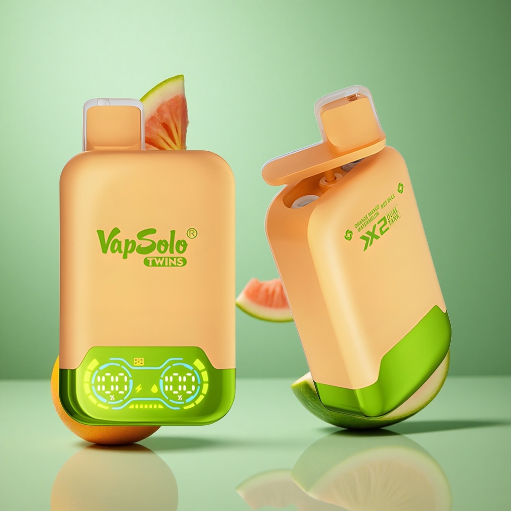 Orange Mango Watermelon Red Bull Vapsolo Twins 20000 Puffs 40ml Disposable Vape