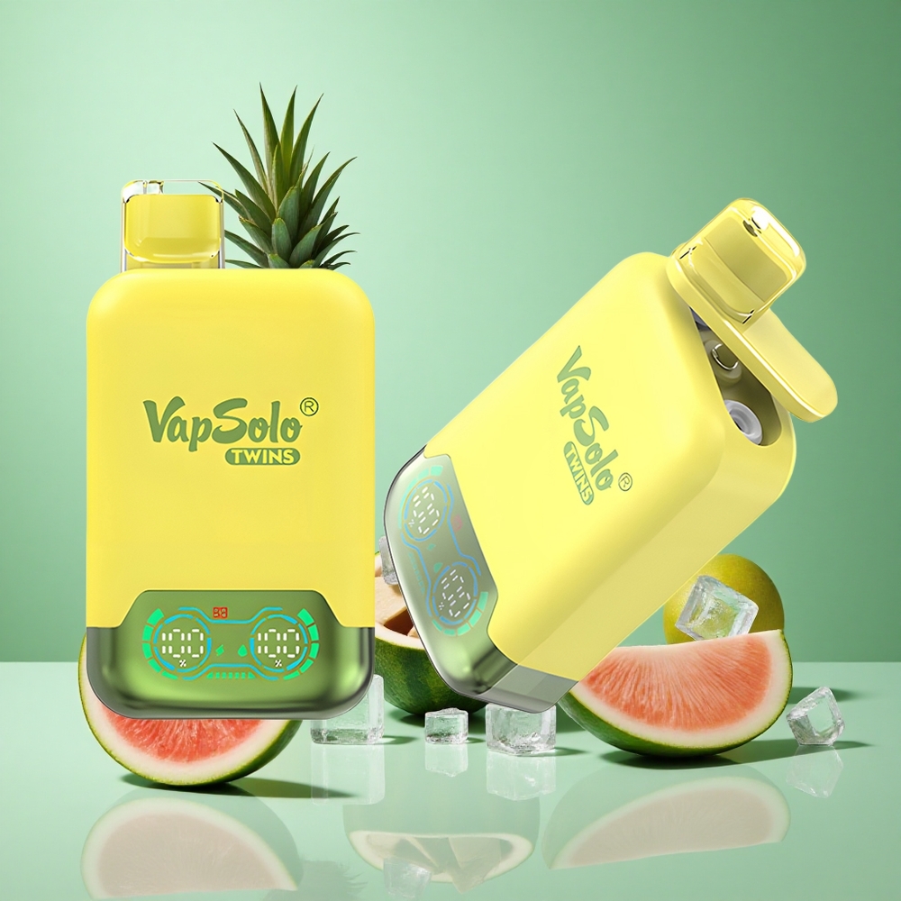 Pineapple Coconut Watermelon Ice Vapsolo Twins 20000 Puffs 40ml Type-C