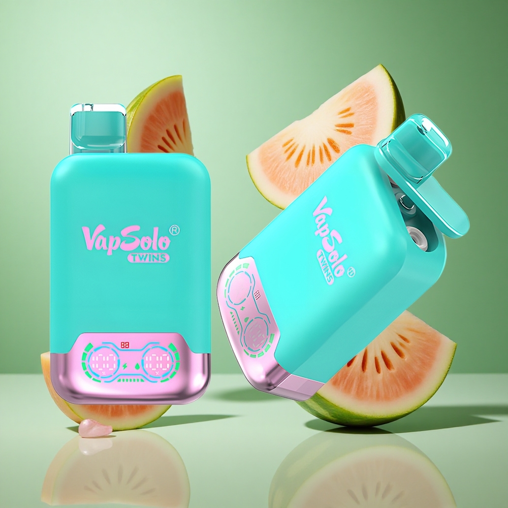 Triple Melon Raspberry Watermelon Vapsolo Twins 20000 Puffs 40ml Type-C