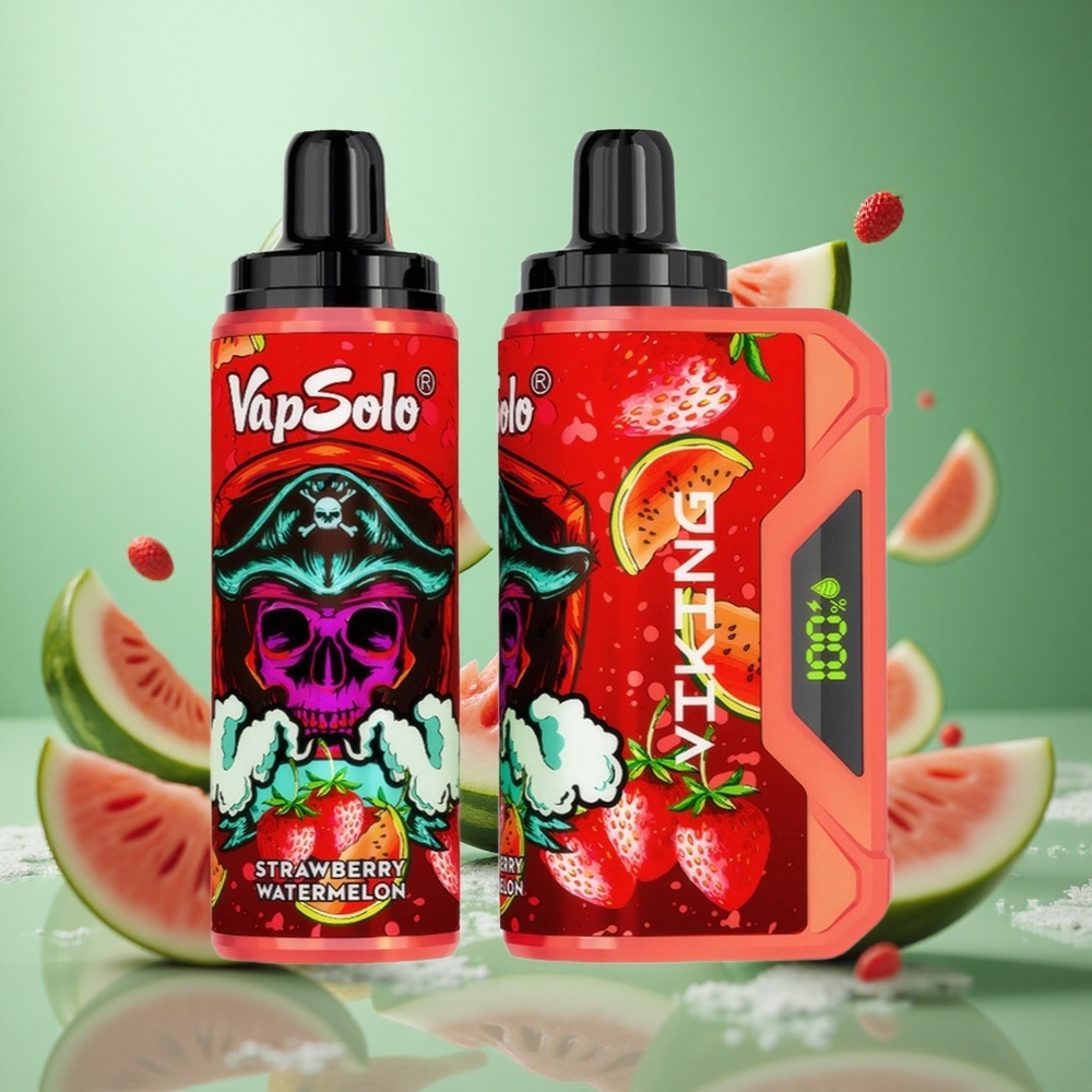 Strawberry Watermelon VapSolo VIKING 12000 Puffs 22ml