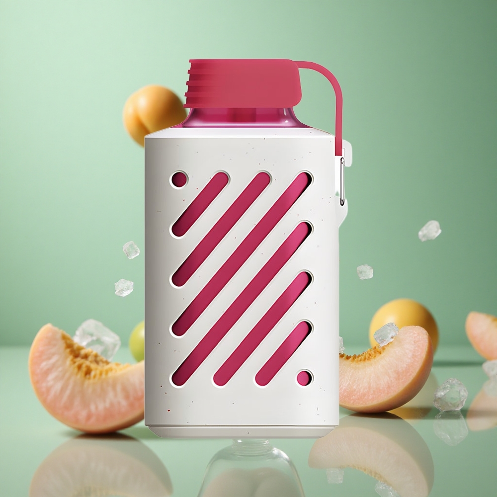 Peach Ice VOZOL GEAR 10000 20ml PCR Materials Disposable Vape