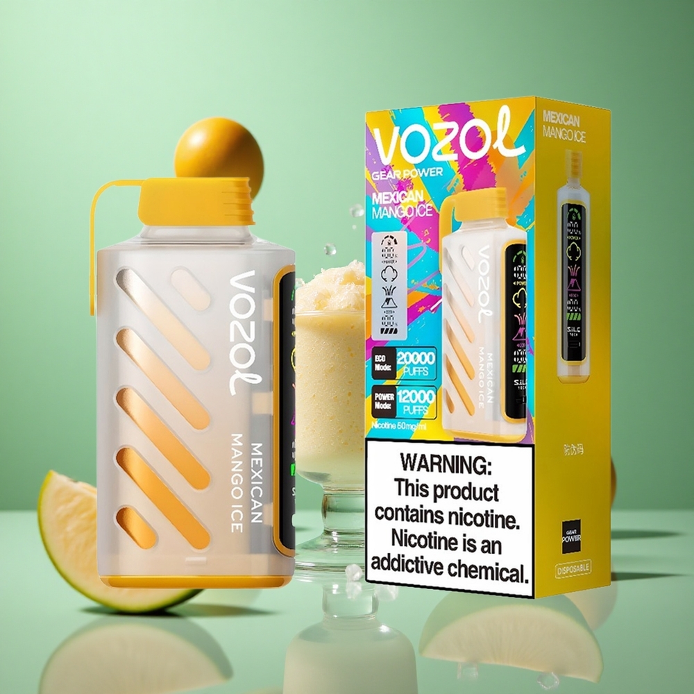Mexican Mango Ice VOZOL Gear Power 20000 Puffs Dual Mesh Coil