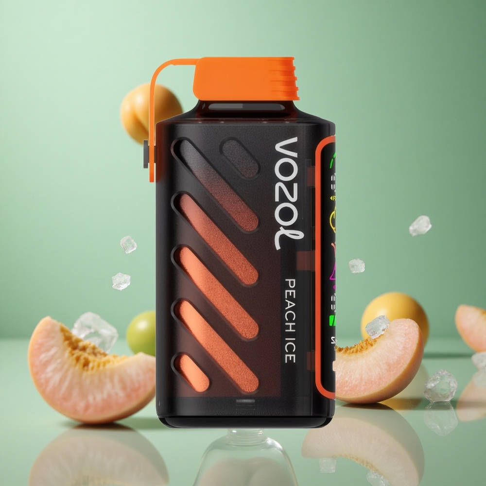 Peach Ice VOZOL Gear Power 20000 Puffs Dual Mesh Coil