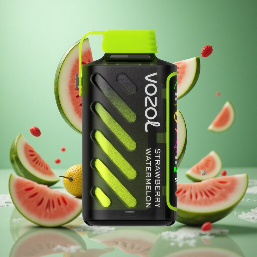 Strawberry Watermelon VOZOL Gear Power 20000 Puffs Dual Mesh Coil