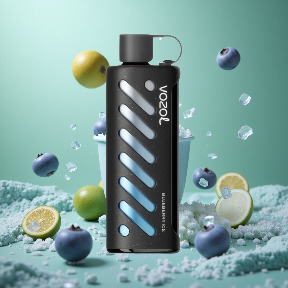 Blueberry Ice VOZOL Gear Shisha 25000 Puffs Dual Mesh S.i.L.C Tech