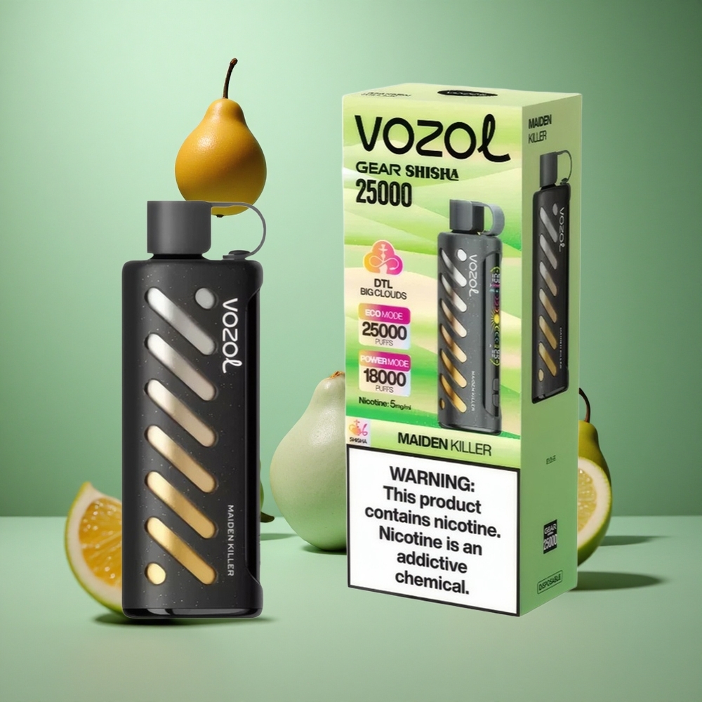 Maiden Killer VOZOL Gear Shisha 25000 Puffs Dual Mesh S.i.L.C Tech