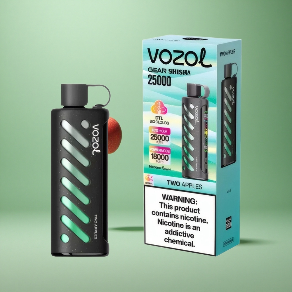 Two Apples VOZOL Gear Shisha 25000 Puffs Dual Mesh 1000mAh