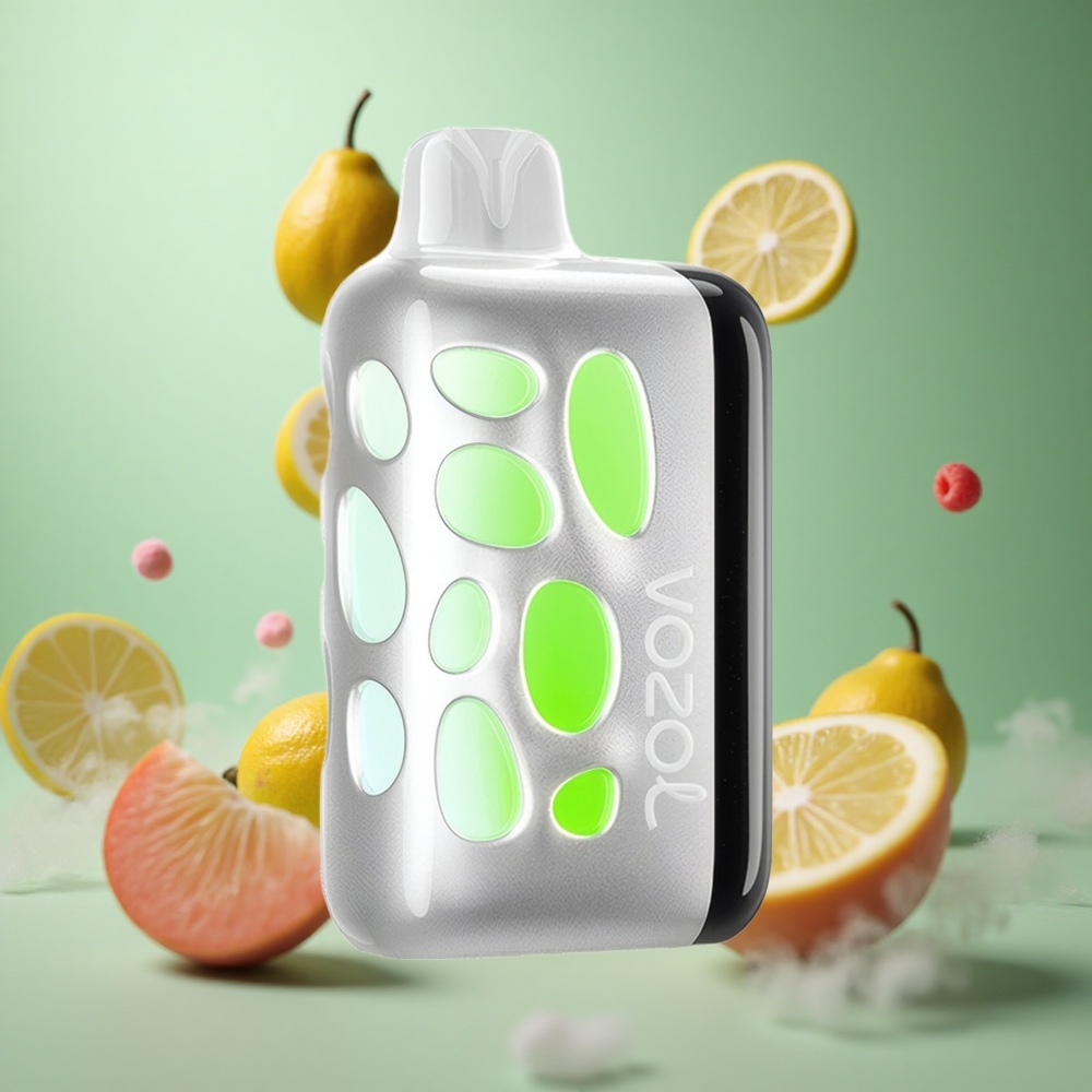 Peach Raspberry Lemonade VOZOL RAVE 40000 Disposable Vape 1000mAh Beat-Synced Party Mode