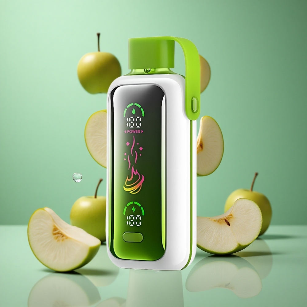 Double Apple Ice VOZOL Star 20000 Puffs 2.2" HD Mirror Screen Dual Mesh