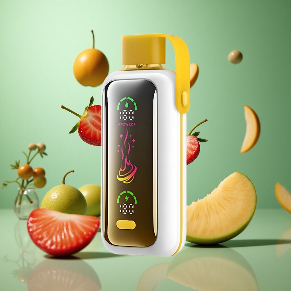 Strawberry Mango VOZOL Star 20000 Puffs Dual Mesh HD Mirror Screen