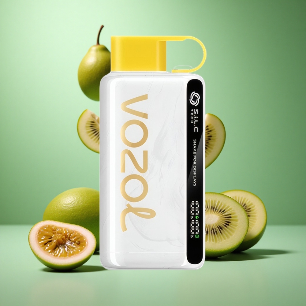 Kiwi Passion Fruit Guava VOZOL STAR 9000/12000 Disposable Vape with S.i.L.C TECH & 30% Faster Charge