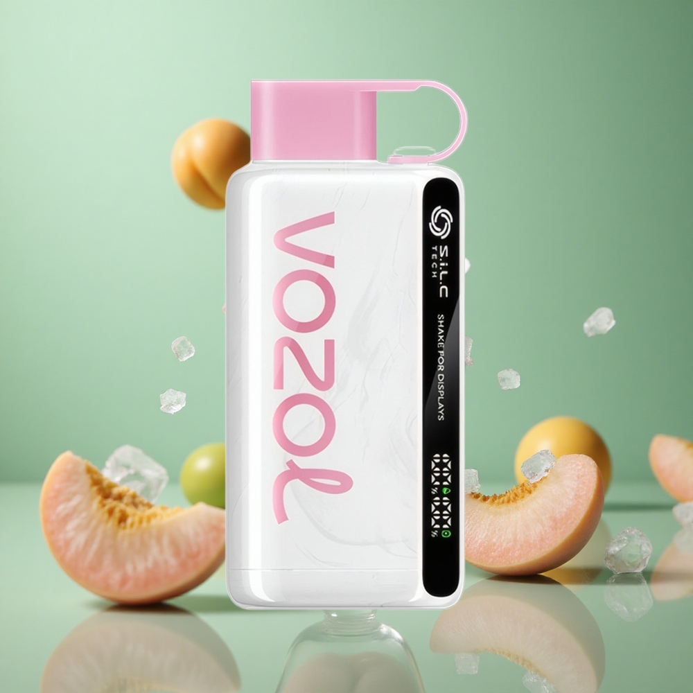 Peach Ice VOZOL STAR 9000/12000 S.i.L.C TECH Recycled Plastic