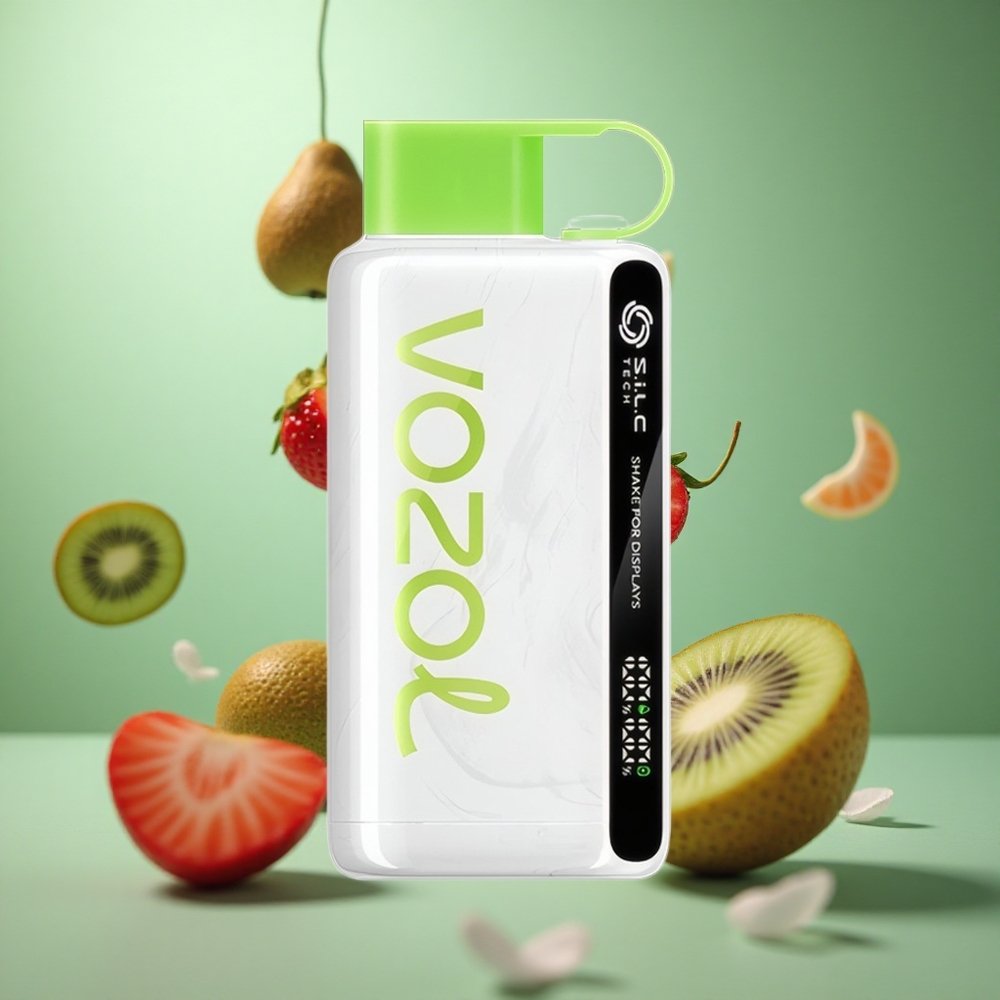 Strawberry Kiwi VOZOL STAR 9000/12000 Disposable Vape with S.i.L.C TECH & 650mAh Battery